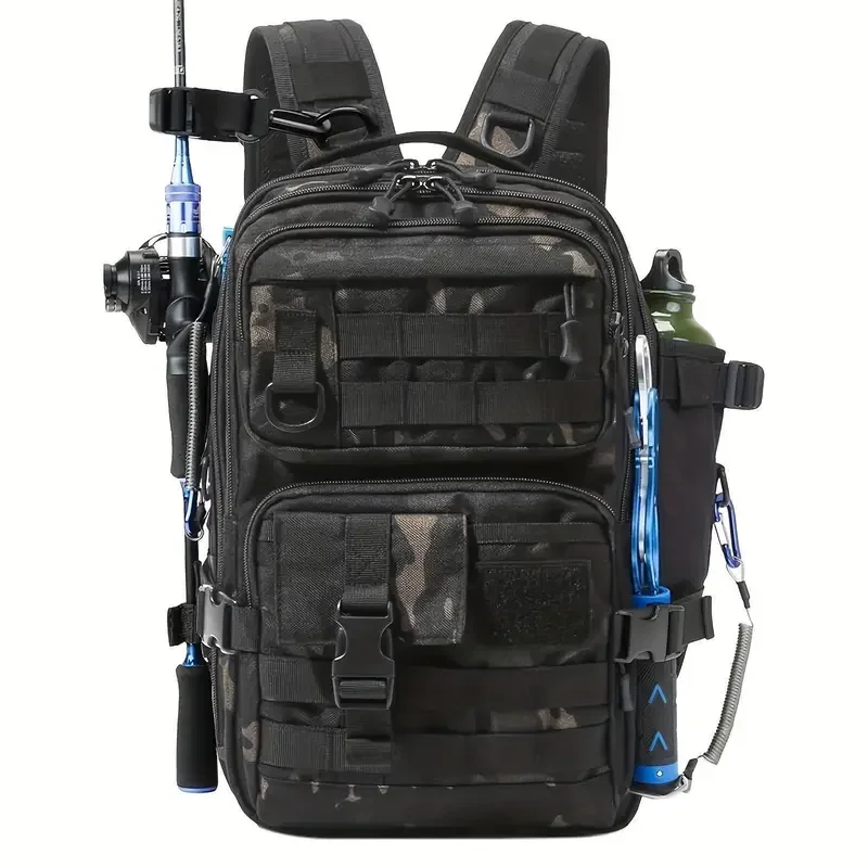 Fishing Equipment Bag - Ransel Pancing Tahan Air Nilon 1000D